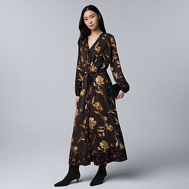 Women's Simply Vera Vera Wang Kimono Maxi Dress