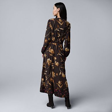 Women's Simply Vera Vera Wang Kimono Maxi Dress