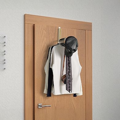 Sorbus Foldable Over Door Heavy-Duty Hanger - Space Saving Organizer