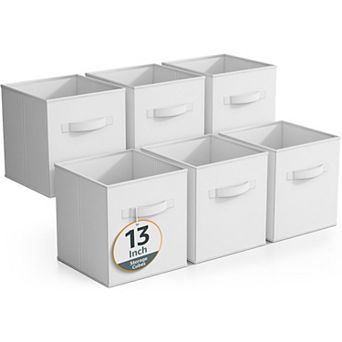 Sorbus 13 Inch 6 Pack Foldable Cubes with Handle- for Home Home Storage & Organization