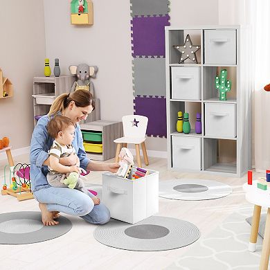 Sorbus 13 Inch 6 Pack Foldable Cubes with Handle- for Home Home Storage & Organization