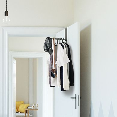 Sorbus Foldable Over Door Heavy-Duty Hanger - Space Saving Organizer