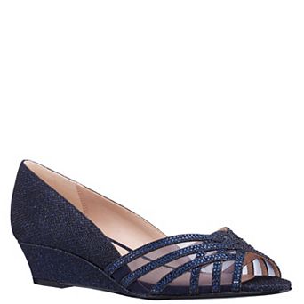 N by Nina Russell Women's Wedge Open Toe Dress Shoes