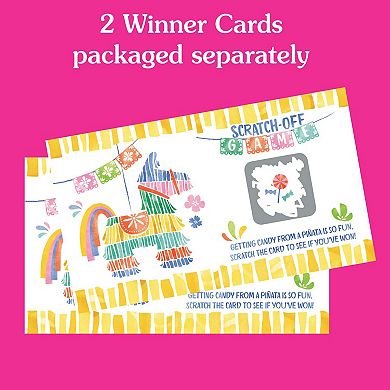 Big Dot of Happiness Fiesta Party Game Scratch Off Cards, Mexican Themed Game - 22 Count