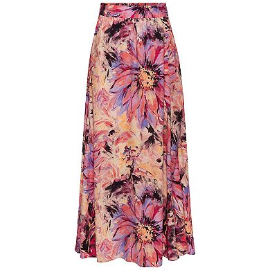 Lascana Women's Flowy Floral Maxi Skirt