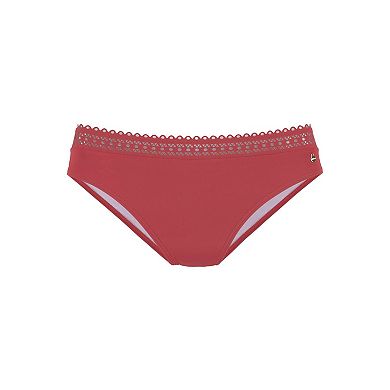 Lascana Women's Lace Detail Bikini Bottom