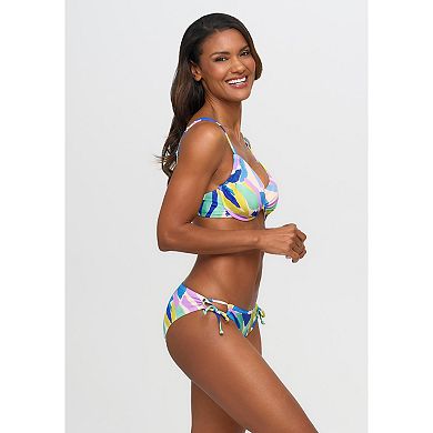 Lascana Women's Brushstroke Print Underwire Bikini Top