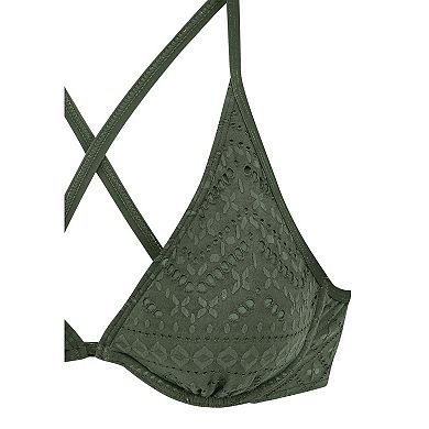 Lascana Women's Crochet Underwire Bikini Top
