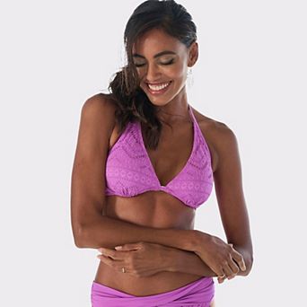 Lascana Women's Crochet Underwire Bikini Top