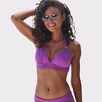 Lascana Women's Hardware Detail Triangle Bikini Top