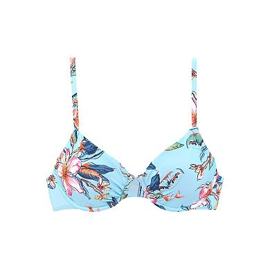 Lascana Women's Hibiscus Print Underwire Bikini Top