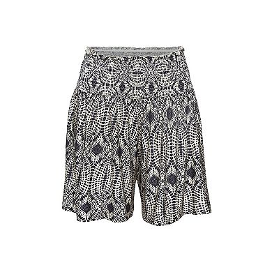 Lascana Women's Flowy Smocked Waist Shorts