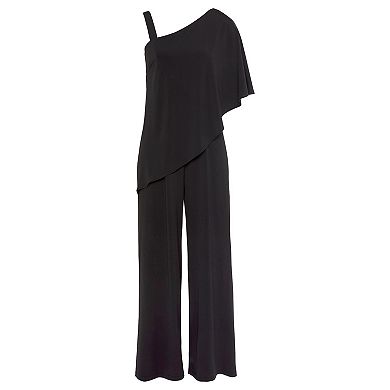 Lascana Women's Asymmetrical One Shoulder Jumpsuit