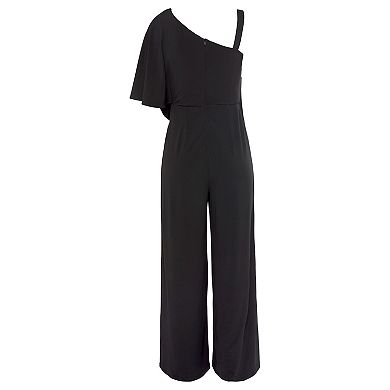 Lascana Women's Asymmetrical One Shoulder Jumpsuit