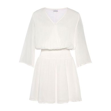 Lascana Women's Flowy Flare Sleeve Dress