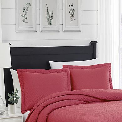 Ruby 3 Pieces Pinsonic High Quality All Season Round Quilt Set for Revitalize Bedroom