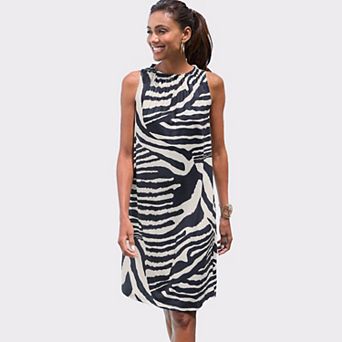 Lascana Women's High Neck Swing Dress