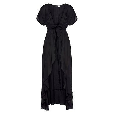 Lascana Women's Flounce Hem Cover Up