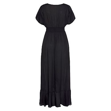 Lascana Women's Flounce Hem Cover Up