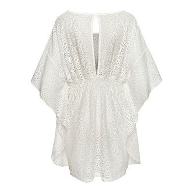 Lascana Women's Flowy Lace Cover Up