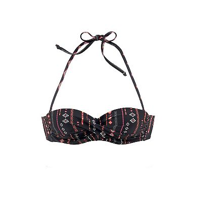 Lascana Women's Pattern Bandeau Bikini Top