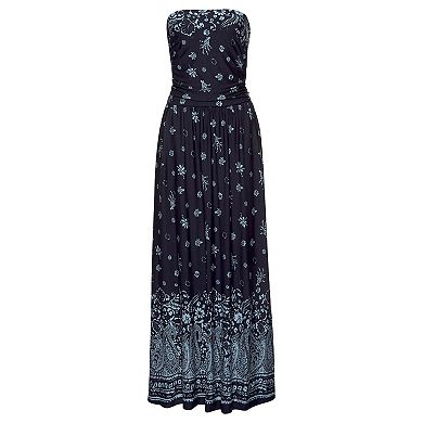 Lascana Women's Bandeau Maxi Dress