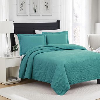 Ruby 3 pc Pinsonic Premium Quality All Year Round Quilt Set for Revitalize Bedroom