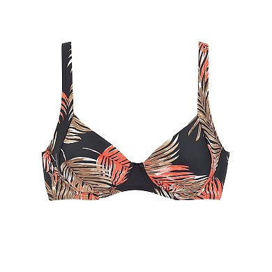 Lascana Women's Palm Print Underwire Bikini Top