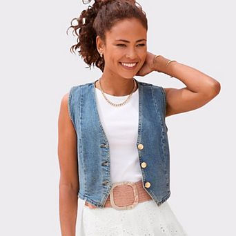 Lascana Women's Denim Vest