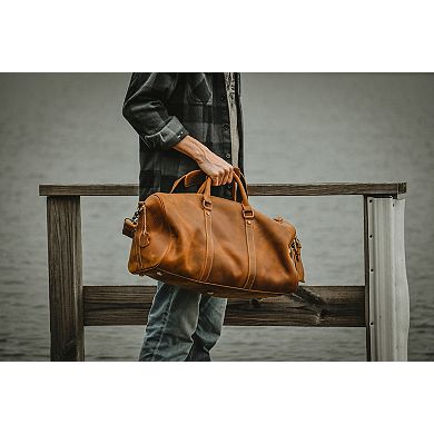 The Dagny Weekender Large Leather Duffle Bag