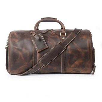 The Dagny Weekender Large Leather Duffle Bag