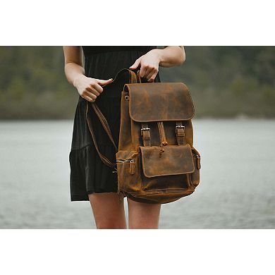 The Hagen Backpack Vintage Leather Backpack