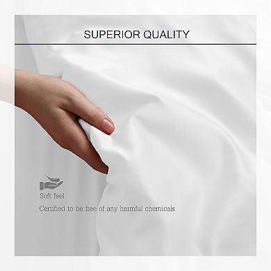 Bedding 4 Pieces King Cotton Percale Sheets- Printed Bed Sheet & Pillowcase Sets(King, Cedar)