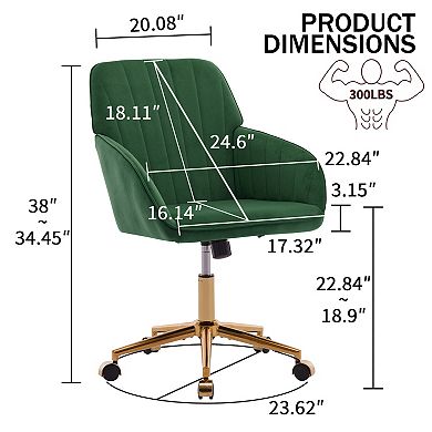 High End Ergonomic Office Chair Luxurious Metal Base with Memory Foam Cushion