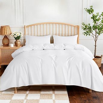 Egyptian Cotton Sheets - 800 , reathable Bed Sheets Set, Fits 16" Deep Pocket - 4 pc (White,Queen)