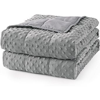Weighted Blanket for Adults Queen Size 15 lbs, Soft Cooling Heavy for Sleep, 60 x 80 in Grey