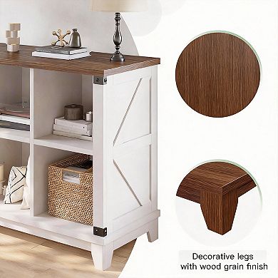 8-compartment storage organizer for home and office; storage cabinet.