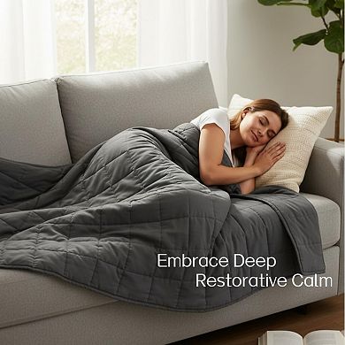 Weighted Blanket 15lbs 60"x80", Weighted Blankets for Adults, Cooling Weighted Blanket for Sleeping