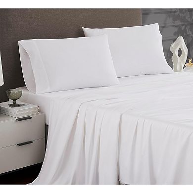 1200 Thread Count Cotton Blend King Size 4- Piece Sheet Set, Deep Pockets up to 18″ Mattress
