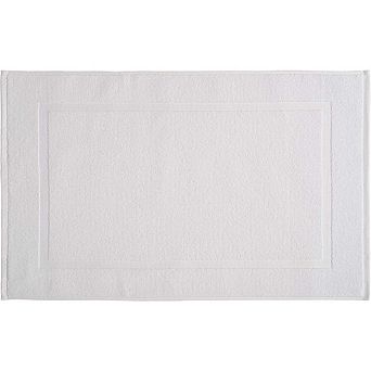 Great Ambitions White Cotton Bath Mat, 30x20 Inch, Super Absorbent, Pack of 6, Machine Washable