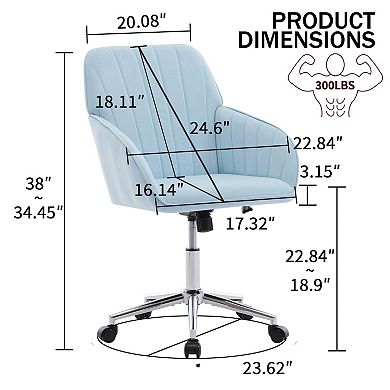 High End Ergonomic Office Chair Sturdy Silver Metal Alloy Base with Luxury Memory Foam Cushion
