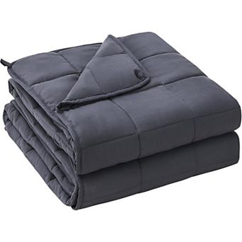 Weighted Blanket for Adults (20 lbs, 60” x 80”, Grey) Queen Size Blanket, Machine Washable