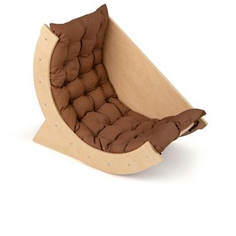 Kids Climbing Arch with Cushion Montessori Arch Climber/Rocker for Toddlers