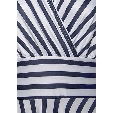 Lascana Women's Sleeveless Wrap Look Dress