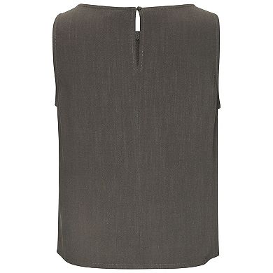 Lascana Women's Sleeveless Linen Blouse