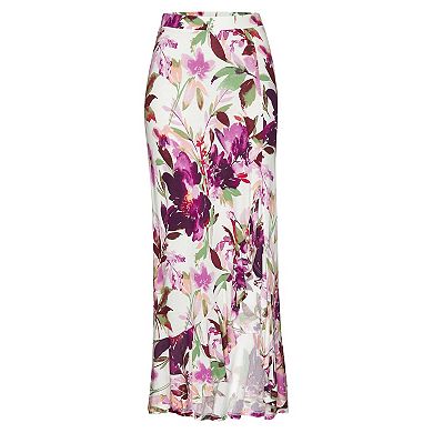 Lascana Women's Ruffled Maxi Skirt