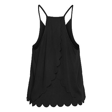 Lascana Women's Scallop Trim Cami Top