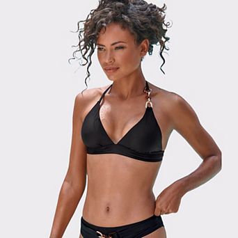 Lascana Women's Ring Detail Triangle Bikini Top