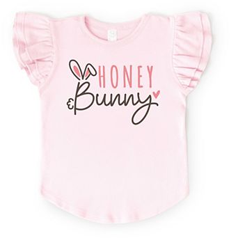 The Juniper Shop Honey Bunny Flutter Sleeve Tee