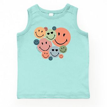 The Juniper Shop SmileyWorld Stacked Smiles Youth Tank Top